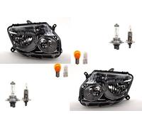 Johns, Compatible avec phares Dacia Duster 04/10-12/13 + kit d'éclairage gauche et droit
