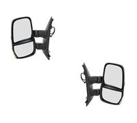 Johns, Compatible avec rétroviseurs extérieurs Iveco Daily III 05/06-08/11 - Kit conducteur gauche et droit - Noir