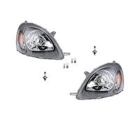 Johns, compatible avec Toyota Yaris Phare P10 04/99-06/03 + Ampoules. Ensemble gauche droite.