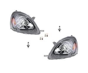 Johns, compatible avec Toyota Yaris Phare P10 04/99-06/03 + Ampoules. Ensemble gauche droite.