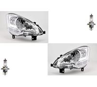 Johns, Convient pour les phares Citroën Berlingo 7 04/08-02/12 avec kit H4 gauche et droite