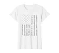 Johns Cr eorgia, Drapeau américain T-Shirt Graphique avec Valeur