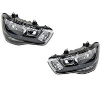 Johns, Ensemble de phares halogènes compatibles avec Audi A1 8X H7 H1 L D 10-14 avec clignotants LWR