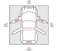 Johns, Feu arrière adapté à BMW X1 F48 11/14-06/19 extérieur Set gauche & droite 63217350711 63217350712