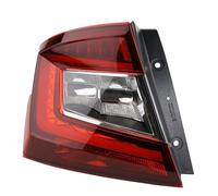 Johns Feu arrière LED, compatible avec Skoda Fabia NJ, feu arrière côté conducteur, sans support de lampe, année de construction à partir de 09/18, marquage E selon ECE-R48