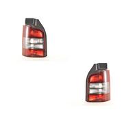 Johns, Feux arrière compatibles avec VW T5 avec portes battantes 2 x rouge noir à partir de 03 couches