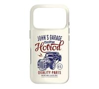 John's Hotrod Garage Voiture Classique personnalisée John Coque pour iPhone 17 Pro