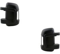 Johns, Jeu de caches rétroviseurs gauche & droite adaptable sur Peugeot Boxer III 4/06- noir 2507070066