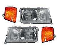 Johns, Jeu de clignotants de phares pour Mercedes W201 H4 H3 lin. re 190 82 à 93
