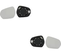 Johns, Jeu de glaces de rétroviseur gauche & droite adaptable sur Ford Puma convexe chauffante 09/19- 33103781 L1TB17K741AC 2529891 2087327