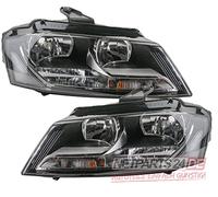 Johns - Jeu de phares compatibles avec les phares Audi A3 8P à partir de 08/2008 - En pair H7/H7 gauche droite