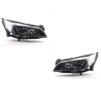 Johns, Jeu de phares compatibles avec les phares Opel Astra J 12/09-08/12 H7/H7 - Kit gauche et droit