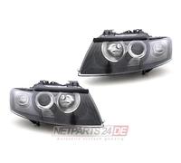 Johns, Jeu de phares H7/H9 gauche et droite compatible avec Audi A4 Cabrio (8H) 2002-2005