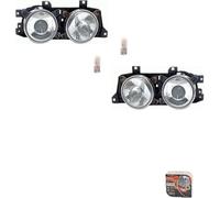 Johns, Jeu de phares L R + Osram Night Breaker Laser convenant à BMW 7 E32 63121391597 1378361 1390289 1391597 63121378361 63121390289