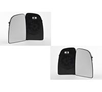 Johns, Jeu de rétroviseurs en verre en haut à gauche et à droite pour Opel Movano C U9 12/21- m Träg. 71748246 8151LJ