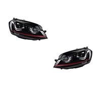 Johns, Lot de phares adapté pour VW Golf VII (5G1/BA5) 08/12-12/16 Xenon D3S/H7 gauche & droite