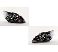 Johns, Lot de phares compatible avec Focus, 05 02/08-01/11, H7/H1, gauche & droite