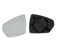 Johns, Miroir de remplacement gauche adaptable sur Audi A1 GBH/GBA 07/18- avec plaque de support asp