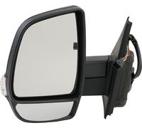 Johns, miroir extérieur pour Fiat Doblo 152 Set Lin. Re. noir 2010-2014 el.