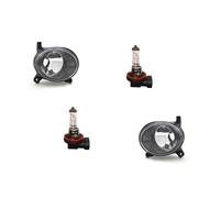 Johns, Phare antibrouillard H11 gauche et droit compatible avec Audi Q5 8R et ampoules