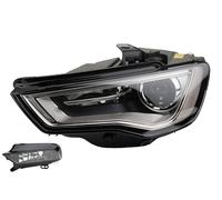 Johns, Phare avant compatible avec Audi A3 8V 04/12- Xenon D3S L + phares antibrouillard