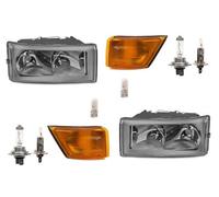 Johns, Phare compatible avec Iveco Daily II 99-06 Lot d'ampoules L R avec clignotants