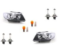 Johns, Phare halogène avant compatible avec BMW Série 3 E90 E91 05-08 Lot d'ampoules L R