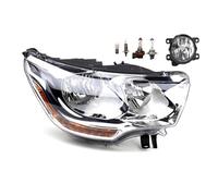 Johns, Phare halogène avant droit pour Citroën C4 11/09-12/14 H7 H1 + phare antibrouillard + ampoule
