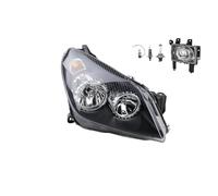 Johns, Phare halogène avant pour Opel Astra H 03/04- H7 H1 passager droit + phare antibrouillard + ampoule