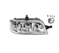Johns, Phare halogène avant principal compatible avec Fiat Ducato 244 04/02- H7 H1 droit + phare antibrouillard + ampoule