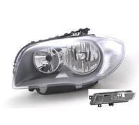 Johns, Phare halogène compatible avec BMW Série 1 E81 E82 E87 E88 07-09 H7 H7 Li + brouillard