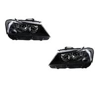 Johns, Phare halogène compatible avec BMW X3 F25 09/2010-03/14 H7 H7 H7 Set gauche droite