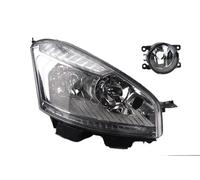 Johns, Phare halogène compatible avec Citroën C4 Picasso 10-13 H7 H1 Re. + antibrouillard.