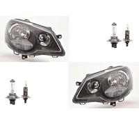 Johns, Phare halogène compatible avec VW Polo 02 9N 05-12 avec jeu H7 H1 gauche et droite