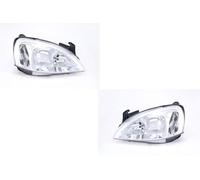 Johns, Phare halogène pour Opel Corsa C 07/03-12/09 H7 H1 Jeu gauche et droite