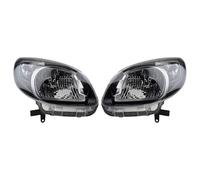 Johns Phares avant H4 pour Renault Kangoo - Noir - Gauche et droite - Homologué E - Année de construction à partir de 05/13 - Avec réglage électrique de la portée des phares