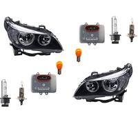 Johns, Phares compatibles avec BMW 5 E60/E61 01/05-03/07 + kit d'éclairage L+R + contrôleur