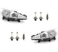Johns, Phares halogènes adaptables sur Peugeot 207 06- H1 avec H7 H7 Set Gauche Droite 620896 620696