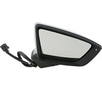 Johns, Rétroviseur extérieur adaptable sur Seat Leon 5F 09/2012 - côté passager avant avec apprêt 5F1857508N 5F0857538B 5F0857538BGRU 5F0949102 5F1857508D 5F185
