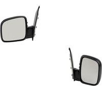 Johns, Rétroviseur extérieur compatible VW Caddy III 2K 03/04- Set gauche droite noir 2K5857507AB9B9 2K1857507L9B9 2K1857507J9B9 2K1857507B9B9 2K185