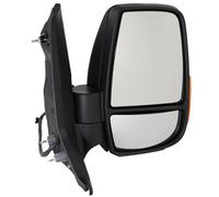 Johns Rétroviseur extérieur droit, compatible avec Ford Transit 13 FAD FCD FED, noir, 6 broches, réglable électrique, chauffant, avec clignotant et rétroviseur grand angle