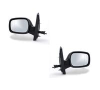Johns, Rétroviseur extérieur gauche et droit pour Renault Kangoo FC0/KC0 09/01 Noir