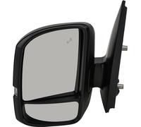 Johns, Rétroviseur extérieur gauche noir adaptable sur VW Crafter él. 8 p chauff. + clignot.