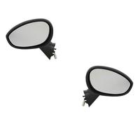 Johns, Rétroviseurs extérieurs adaptés à la Fiat 500 312 10/07- jeu gauche & droite noir 735481659 735452180 71740495 735452176 735452185 735452186 735