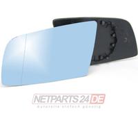Johns, Verre de rétroviseur extérieur verre adapté à BMW Série 5 E60 E61 jeu LR behei. 03 - 10 51167065081 51167251649 7065081 7251649 51167065082 5116725165