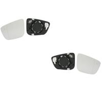 Johns, Verre rétroviseur adaptable sur BMW Série 5 G30/G31 09/16- Set gauche & droite 51168739631 51167468661 51167468662 51168739632
