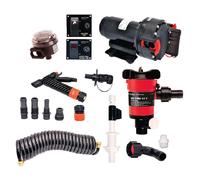 Johnson Pump Ensemble Pompe Aquajet Wd Livewell 20l/min 12v 5 Bar