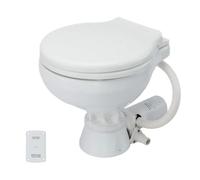 Johnson Pumps 80-47435-01 AquaT Compact Standard Electric Marine Toilet, 12V, White