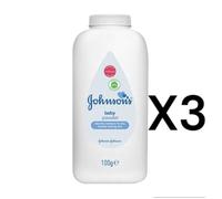 Johnson’s Baby Powder 100g lot de 3