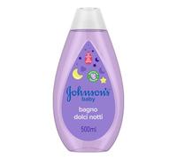 Johnson's Baby - Bain Douce Nuit (500 mL) - Testé par des pédiatres et des dermatologues - Formule sans colorants avec un pH équilibré